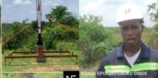 Cameroun : ce projet de fusée à l’allure d’un missile balistique propulse un étudiant sous les projecteurs