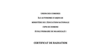 Comment obtenir un certificat de radiation scolaire au Cameroun ? certificat de radiation