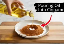 J’ai versé de l’huile de cuisine sur de la cannelle… le résultat m’a complètement surpris lhuile et la canelle