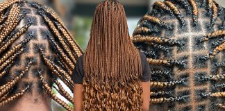 Top 5 des meilleures coiffures pour femmes au Cameroun knotless braids camerounaise