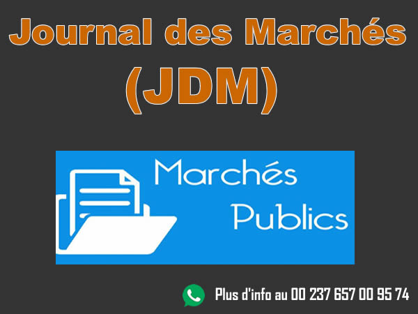 Journal des Marchés Publics Journal des Marchés Publics