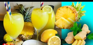 Comment préparer une boisson maison à base d’ananas et de citron ? recette jus d’ananas et gingembre