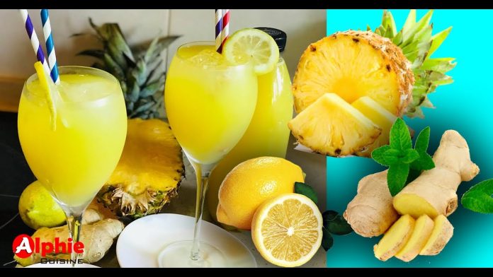 jus d’ananas et gingembre recette jus d’ananas et gingembre
