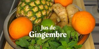 Comment préparer un jus de gingembre avec du citron et de la menthe ? recette jus de gingembre avec du citron et de la menthe